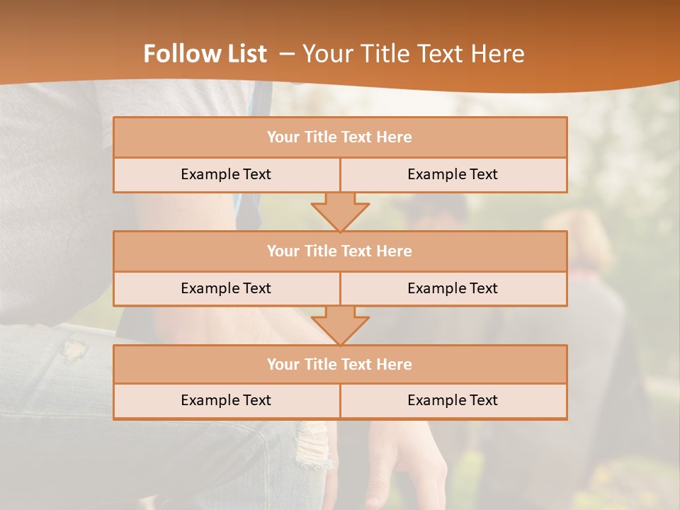 Handsome Park Man PowerPoint Template