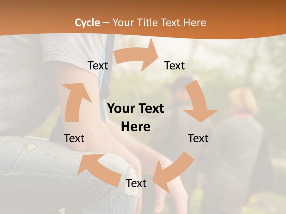 Handsome Park Man PowerPoint Template