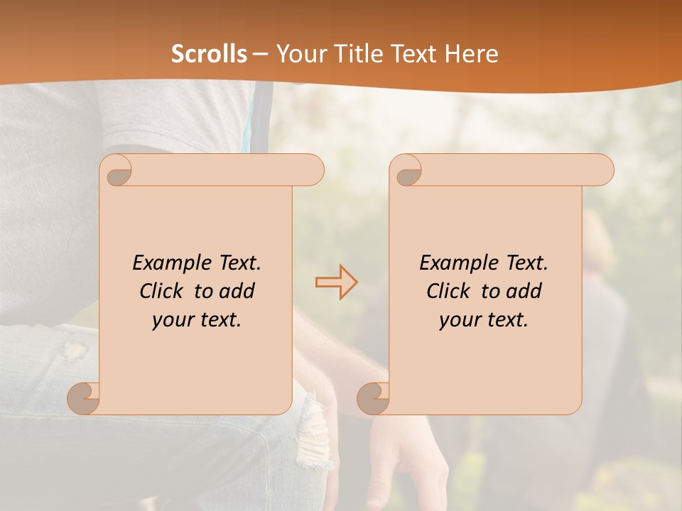 Handsome Park Man PowerPoint Template