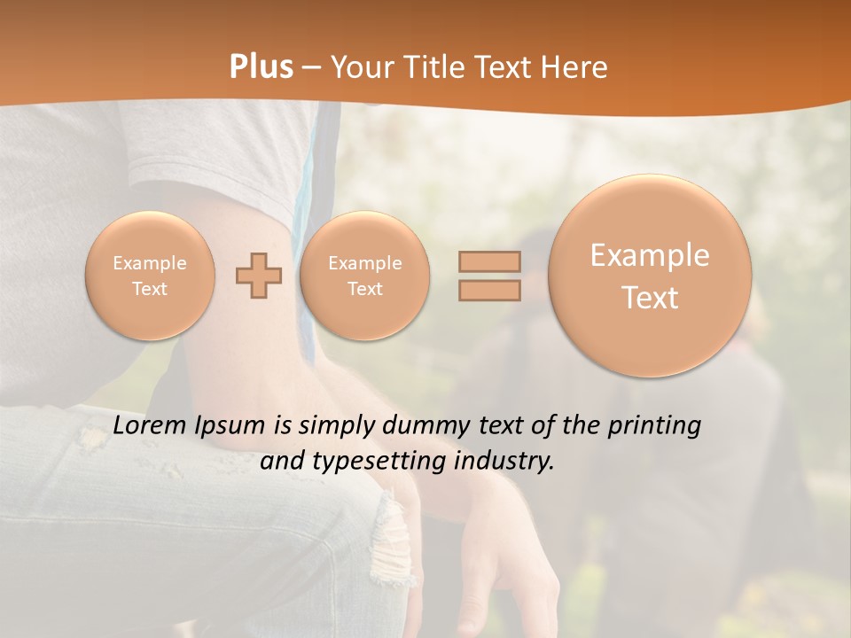 Handsome Park Man PowerPoint Template