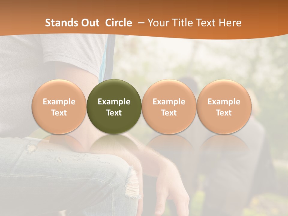 Handsome Park Man PowerPoint Template