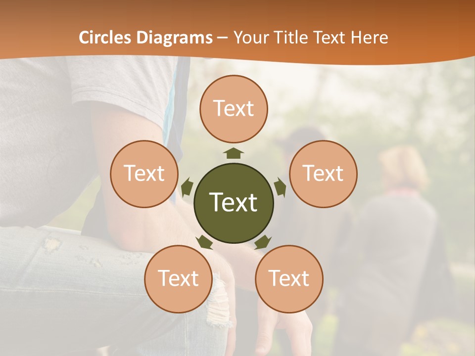 Handsome Park Man PowerPoint Template