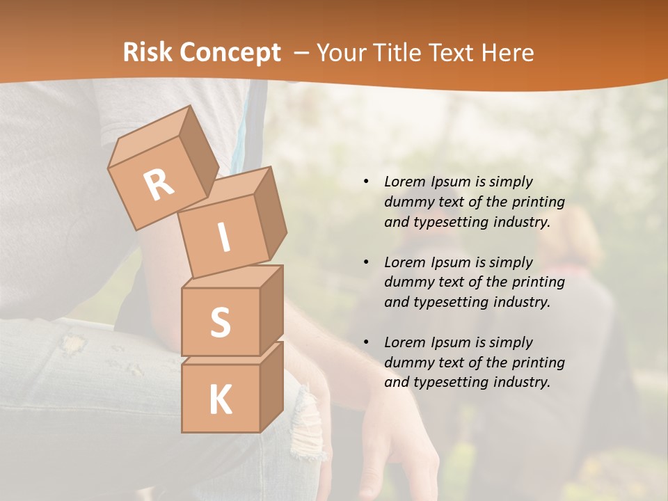 Handsome Park Man PowerPoint Template