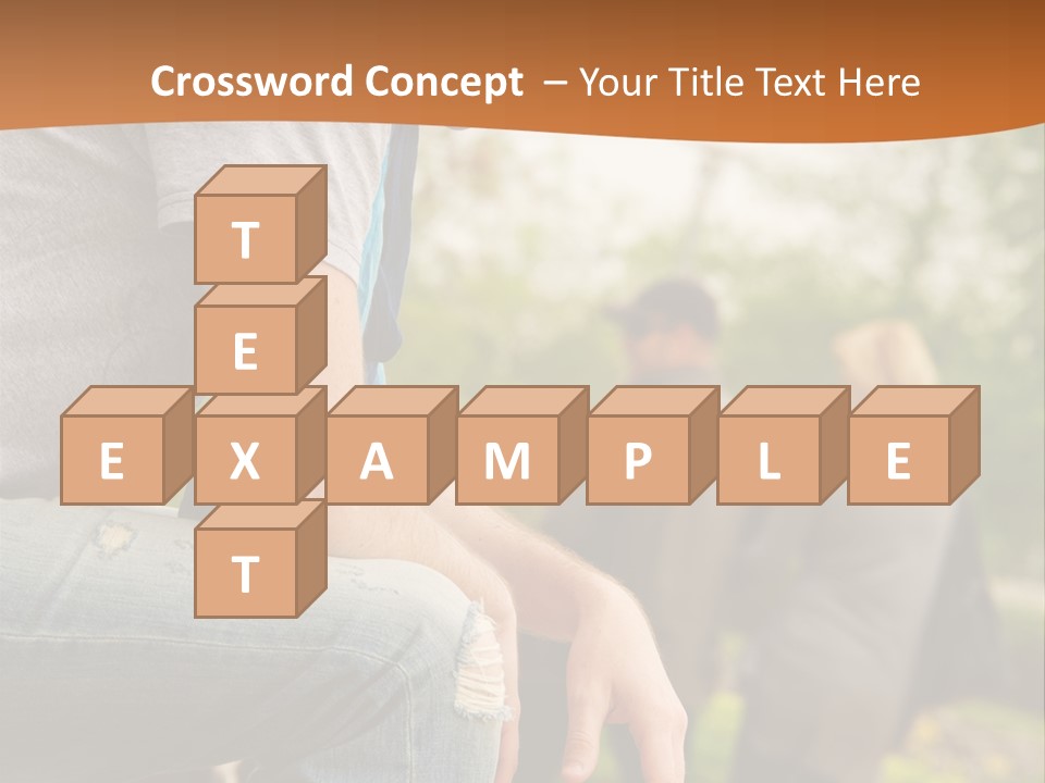 Handsome Park Man PowerPoint Template