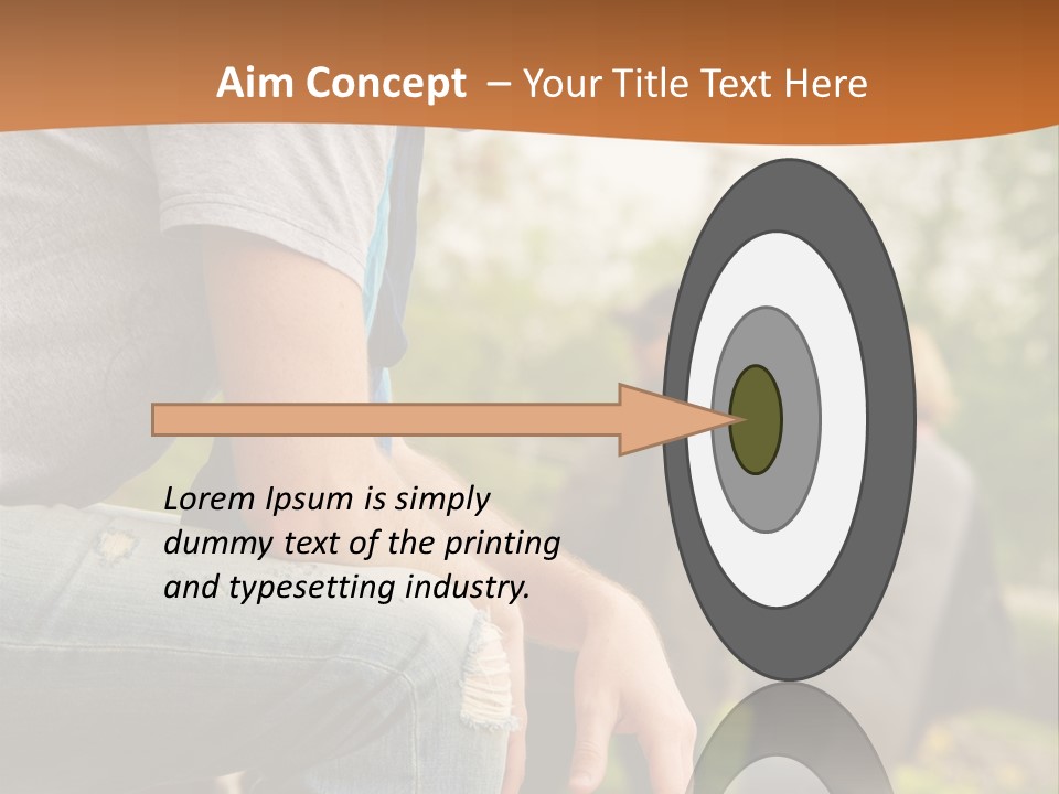 Handsome Park Man PowerPoint Template