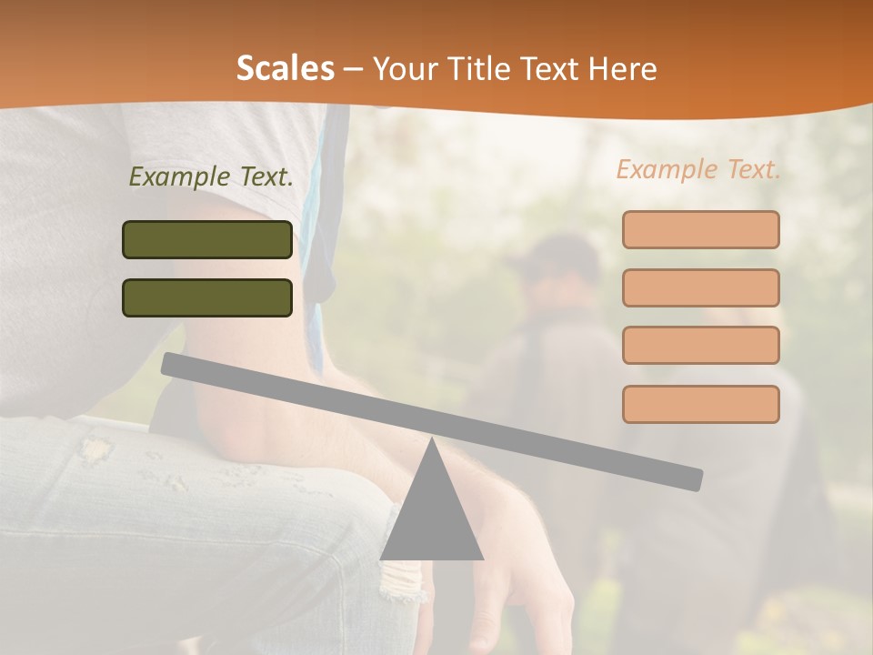 Handsome Park Man PowerPoint Template