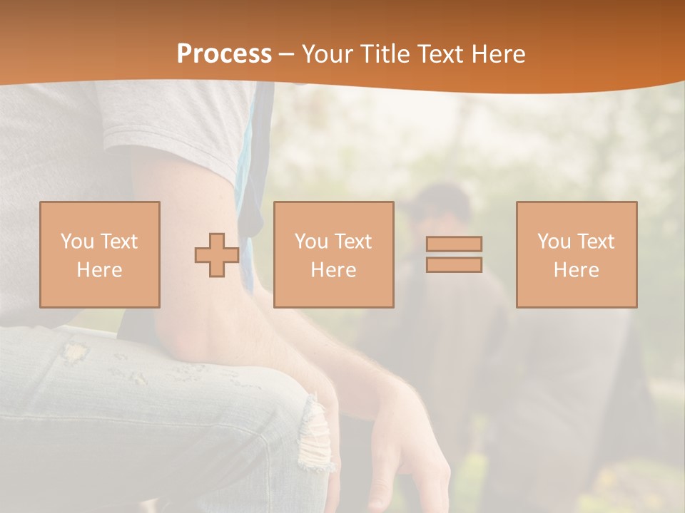 Handsome Park Man PowerPoint Template
