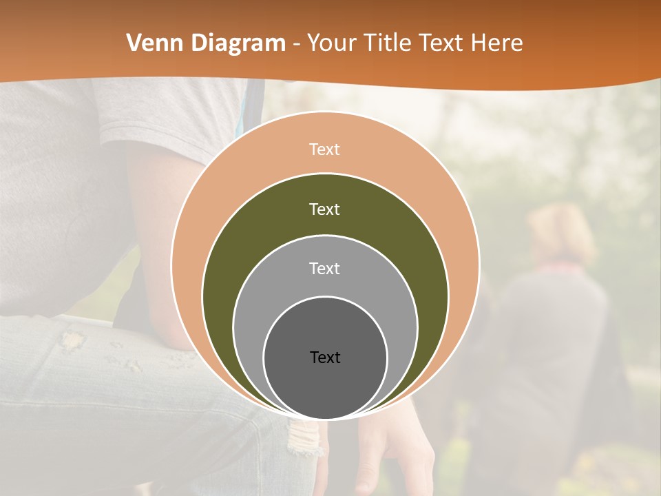 Handsome Park Man PowerPoint Template