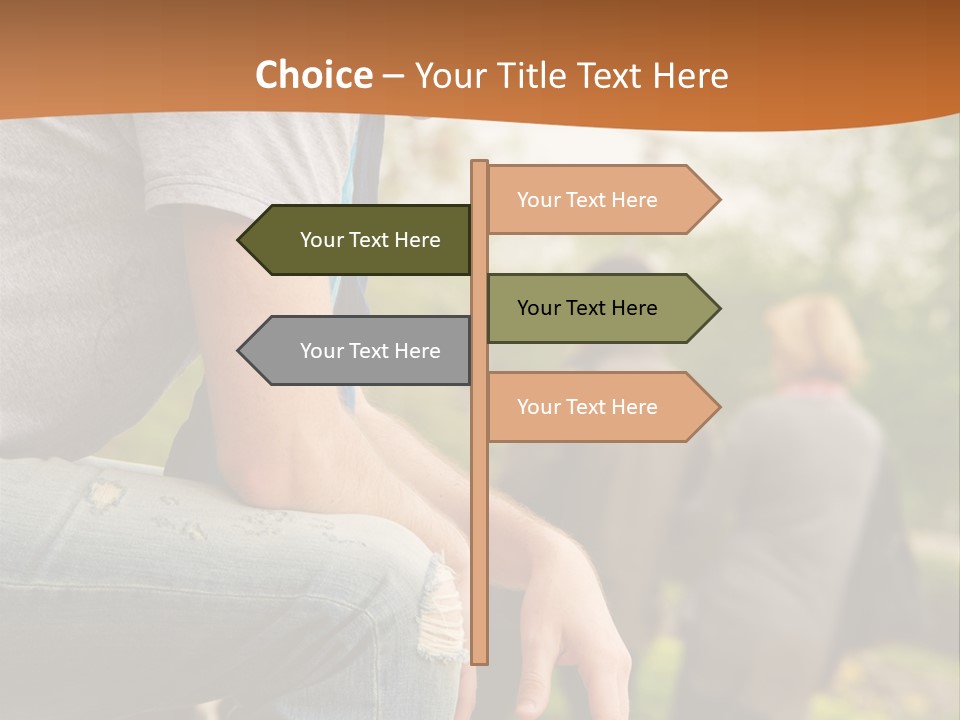 Handsome Park Man PowerPoint Template