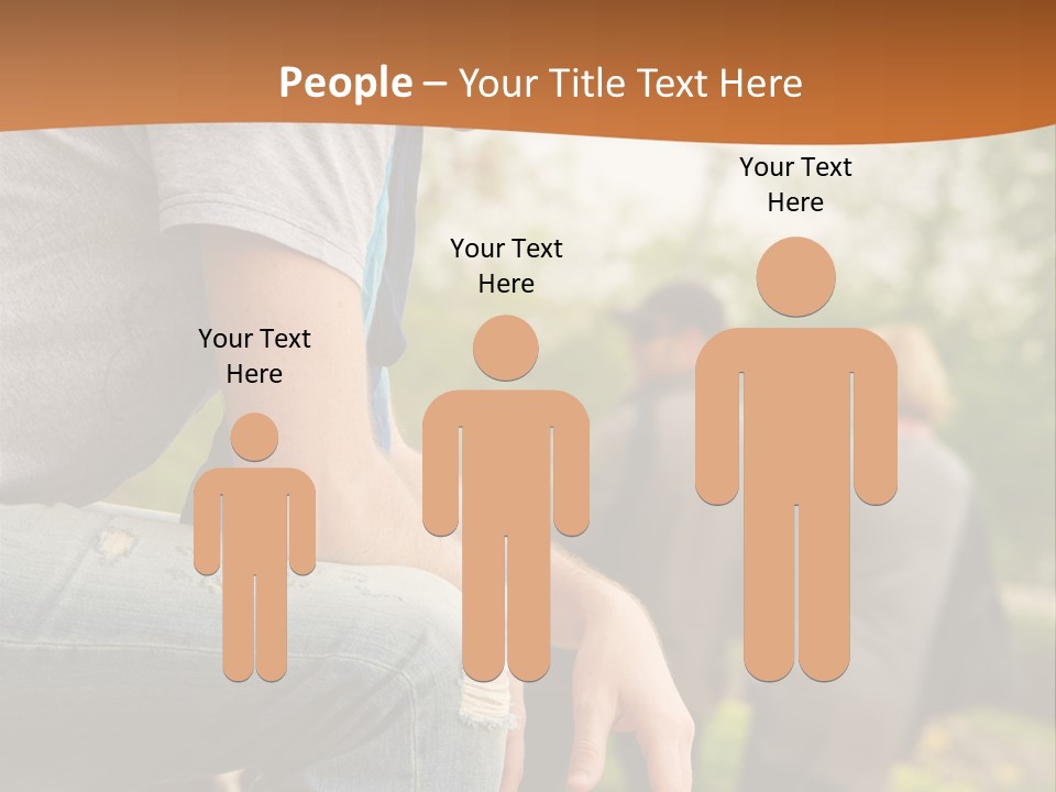 Handsome Park Man PowerPoint Template