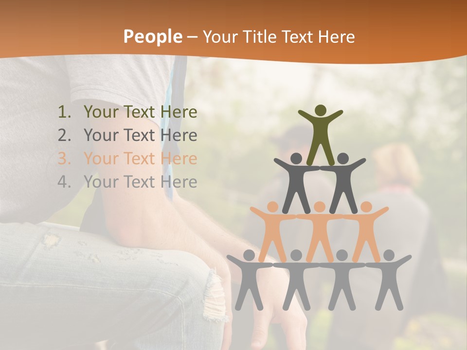 Handsome Park Man PowerPoint Template