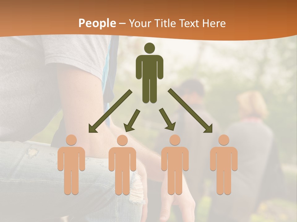 Handsome Park Man PowerPoint Template