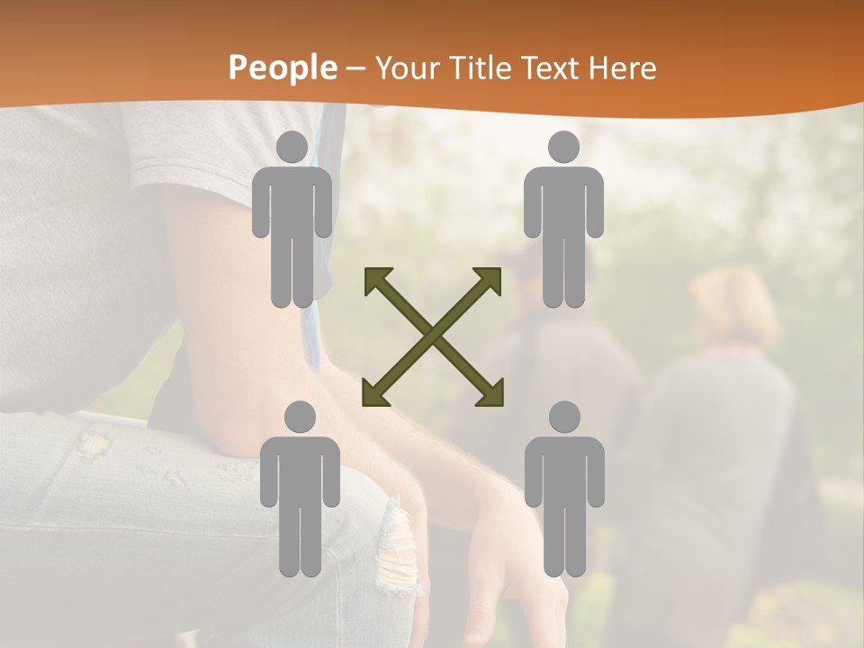 Handsome Park Man PowerPoint Template