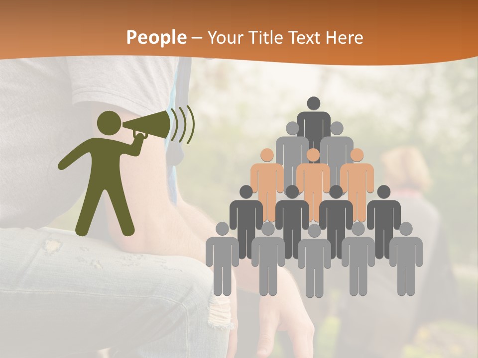 Handsome Park Man PowerPoint Template