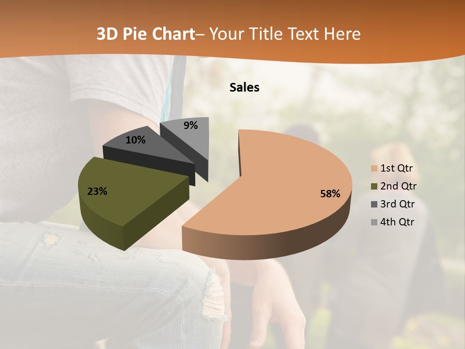 Handsome Park Man PowerPoint Template