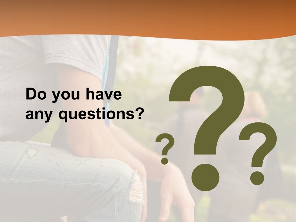 Handsome Park Man PowerPoint Template