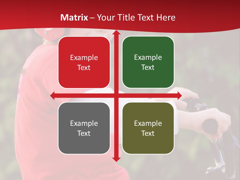 Outdoor Young Kid PowerPoint Template