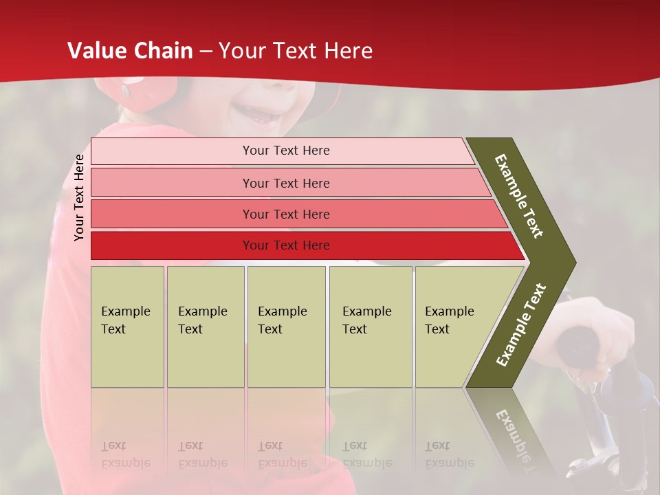 Outdoor Young Kid PowerPoint Template