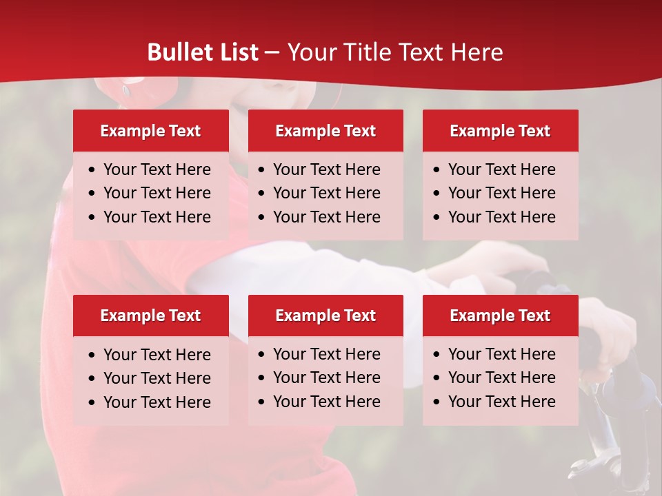 Outdoor Young Kid PowerPoint Template