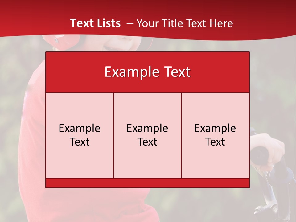 Outdoor Young Kid PowerPoint Template
