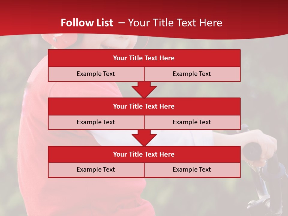 Outdoor Young Kid PowerPoint Template