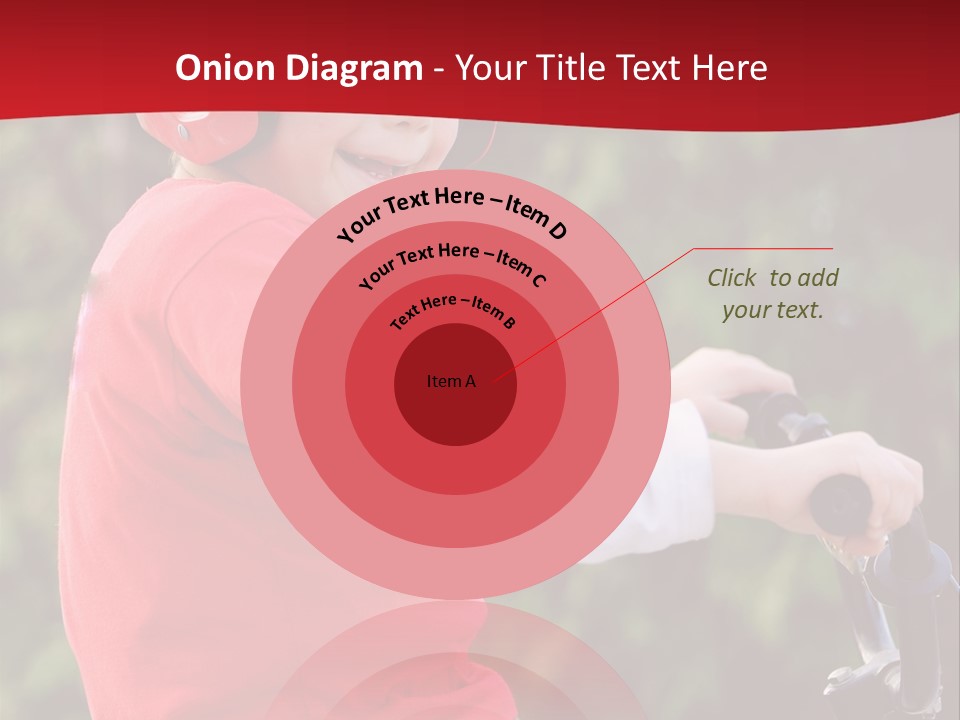 Outdoor Young Kid PowerPoint Template