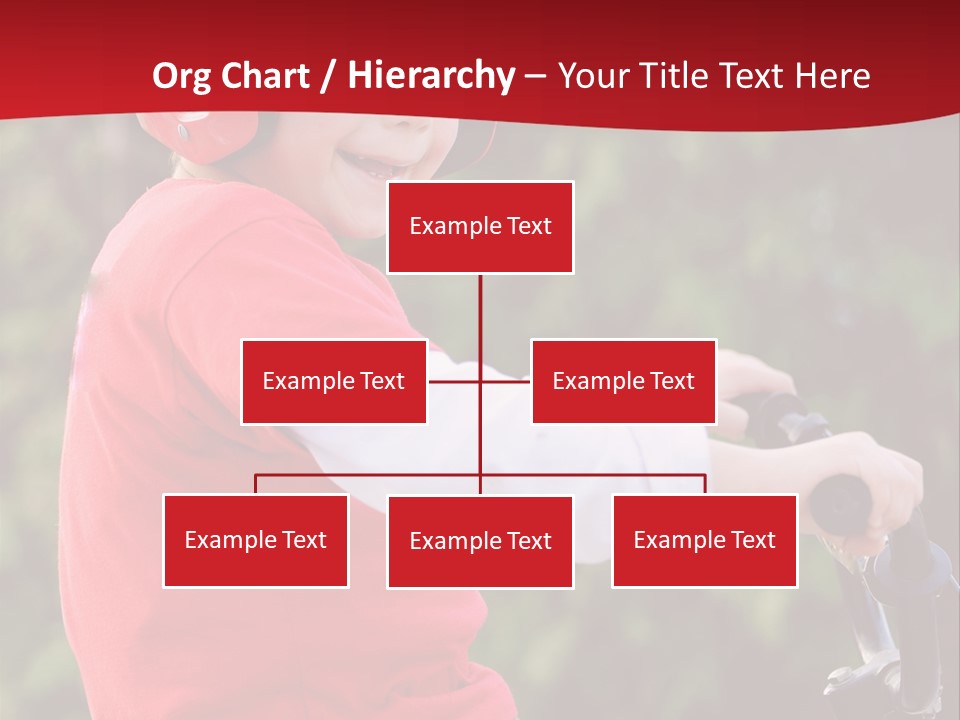 Outdoor Young Kid PowerPoint Template