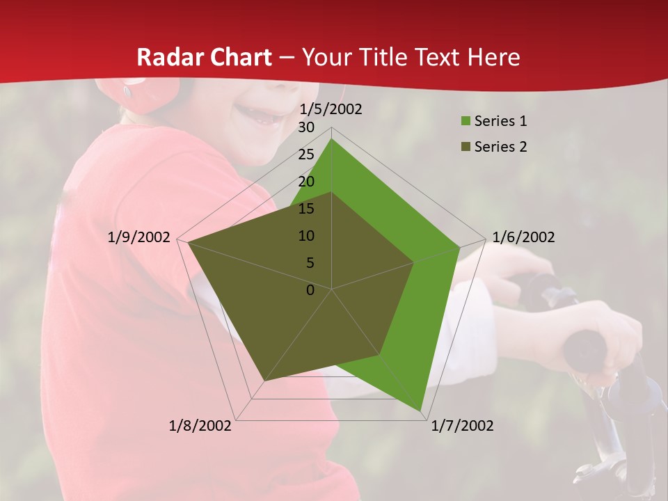 Outdoor Young Kid PowerPoint Template