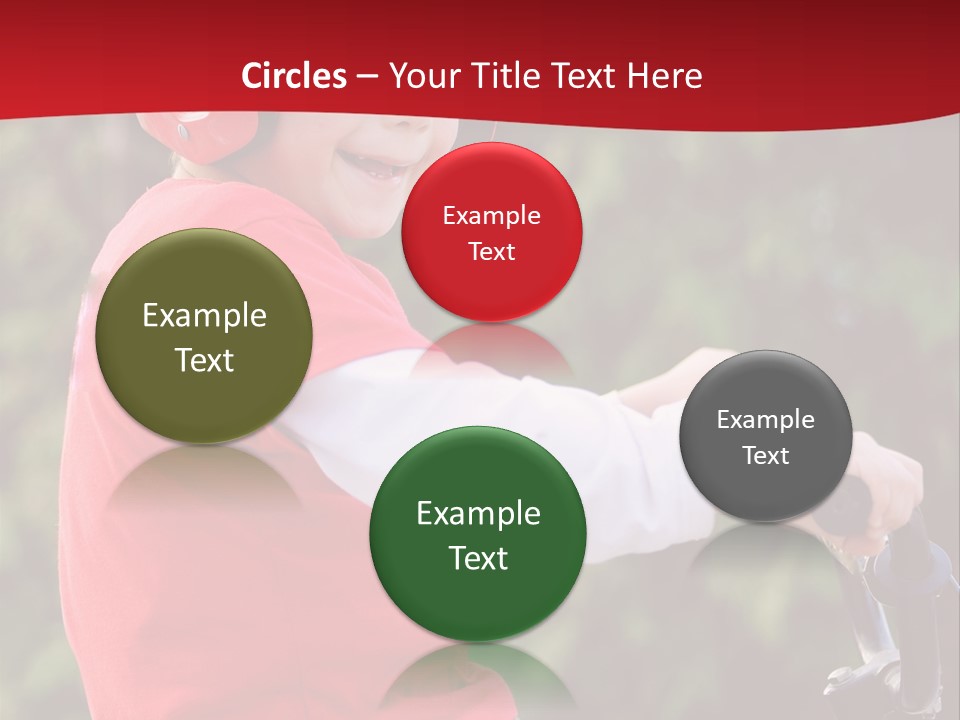 Outdoor Young Kid PowerPoint Template