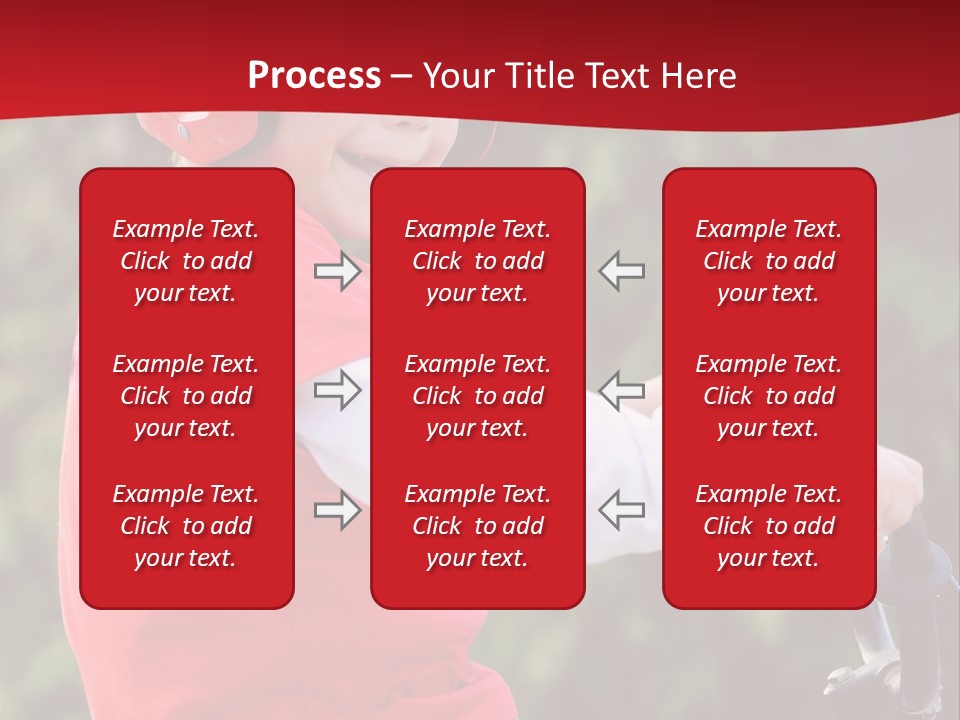 Outdoor Young Kid PowerPoint Template