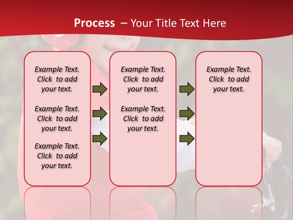 Outdoor Young Kid PowerPoint Template