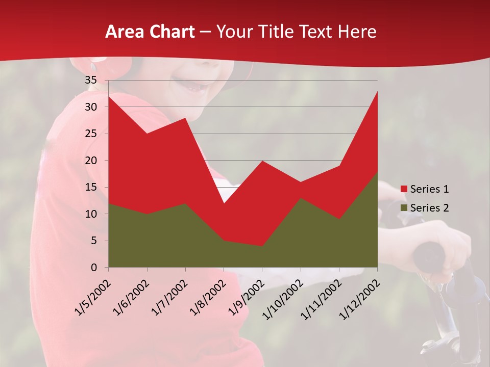 Outdoor Young Kid PowerPoint Template
