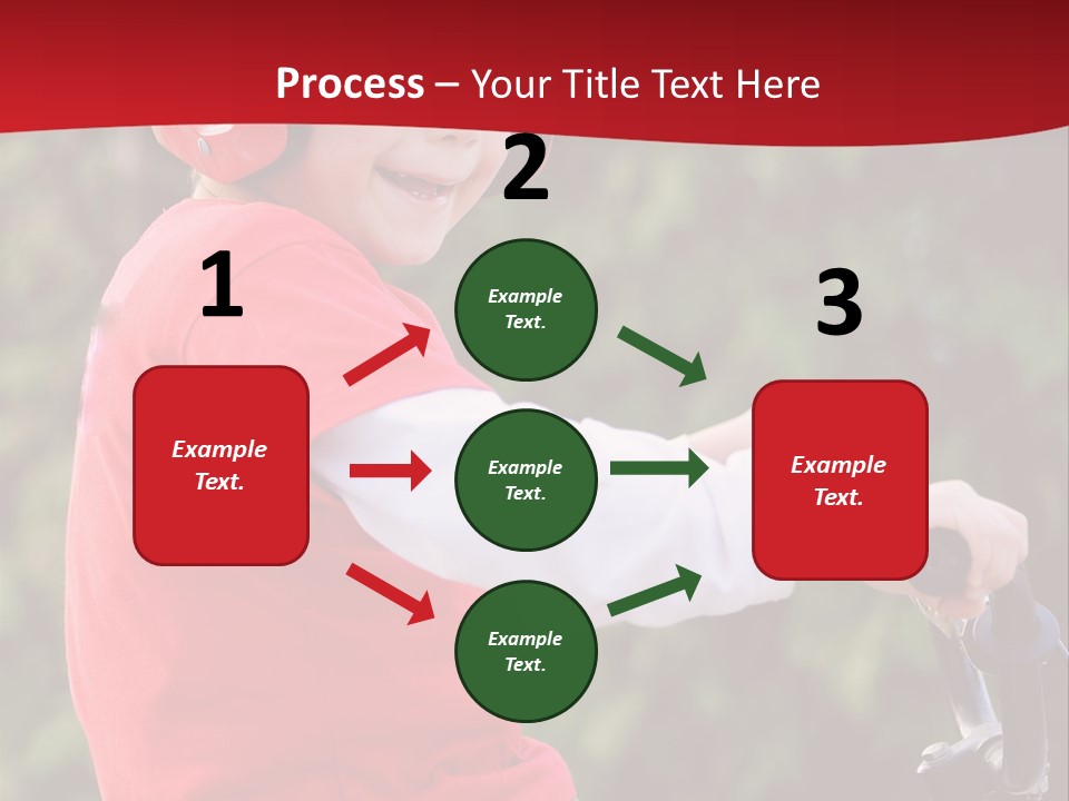 Outdoor Young Kid PowerPoint Template