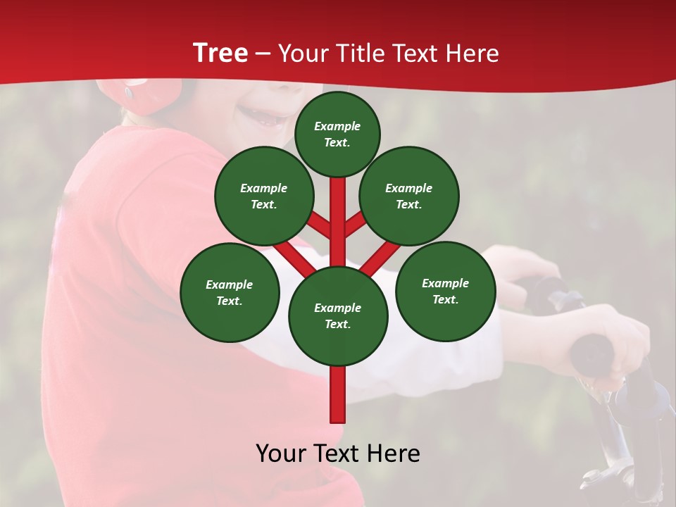 Outdoor Young Kid PowerPoint Template