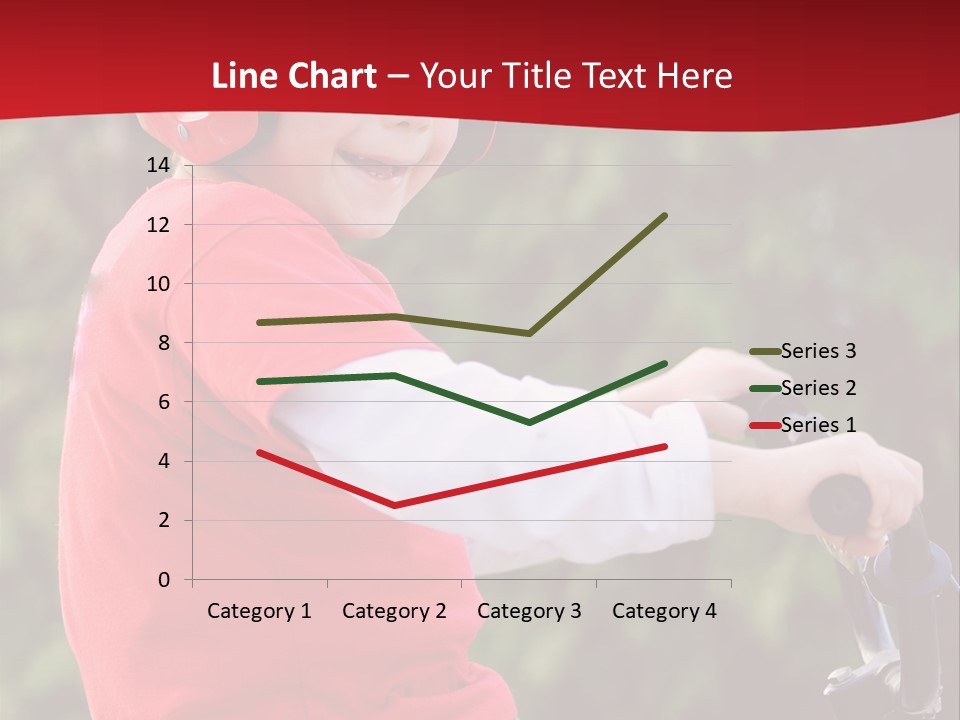 Outdoor Young Kid PowerPoint Template