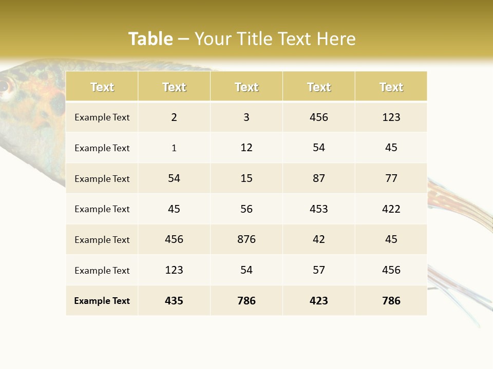Macropodus Tropical Isolated PowerPoint Template