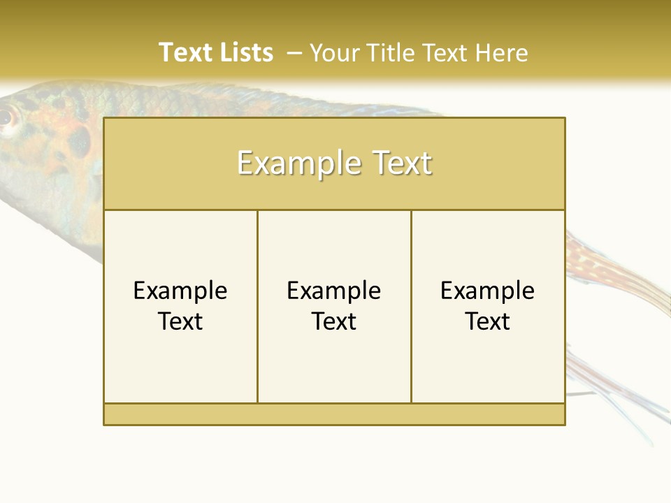 Macropodus Tropical Isolated PowerPoint Template