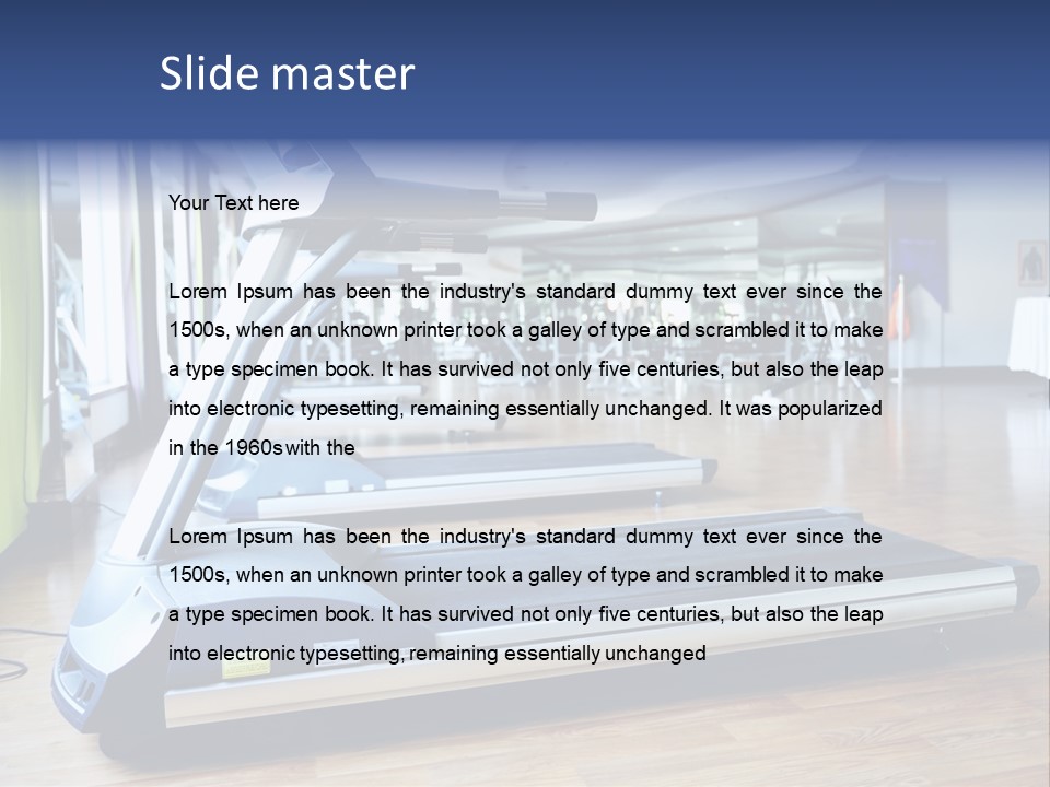 Lifestyle Shoes View PowerPoint Template