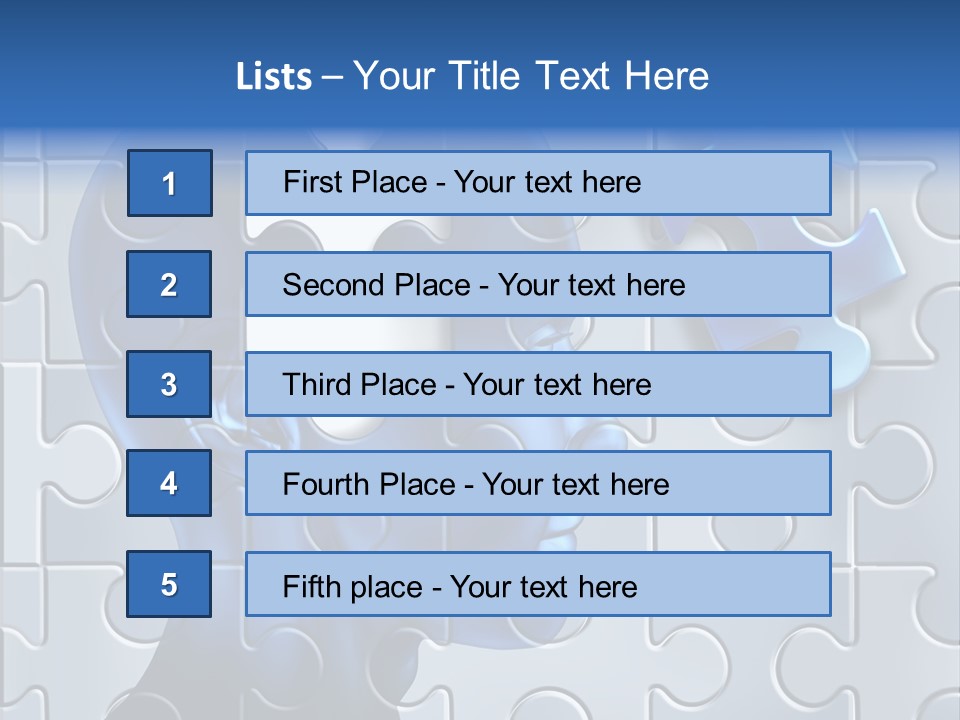 Damage Neurons People PowerPoint Template