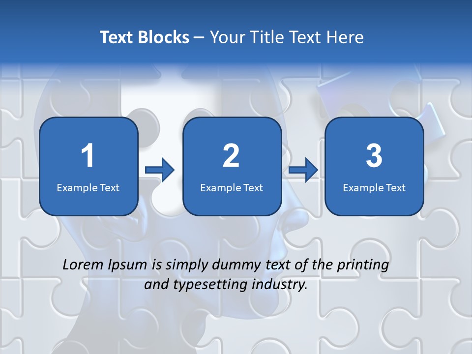 Damage Neurons People PowerPoint Template