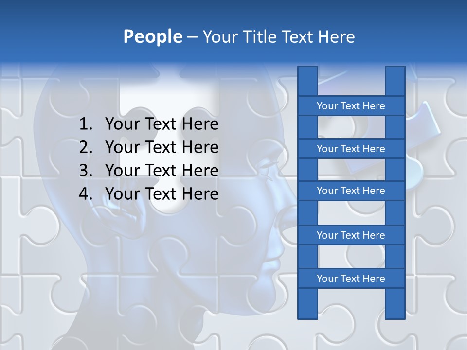 Damage Neurons People PowerPoint Template