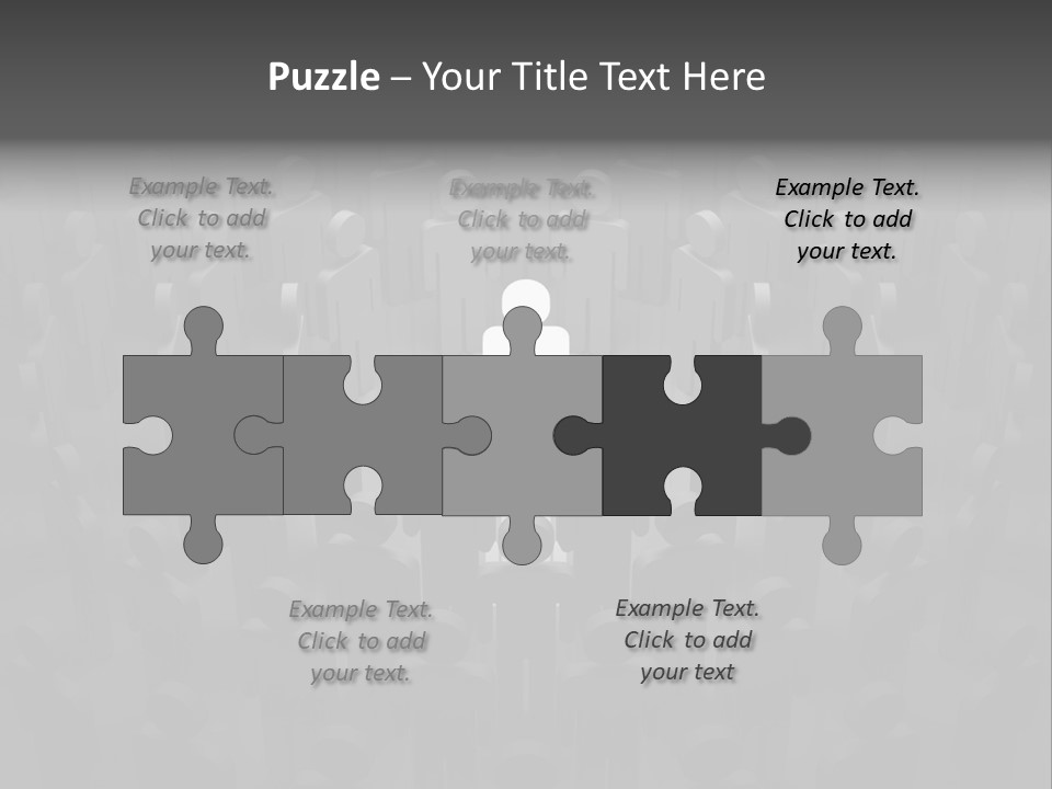 Team Circle Challenge PowerPoint Template