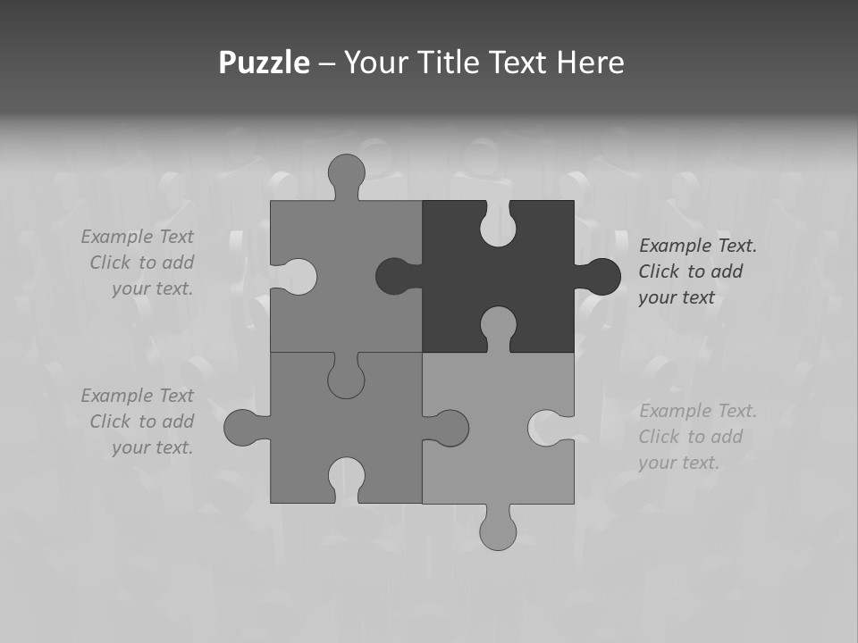 Team Circle Challenge PowerPoint Template
