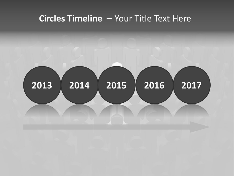Team Circle Challenge PowerPoint Template