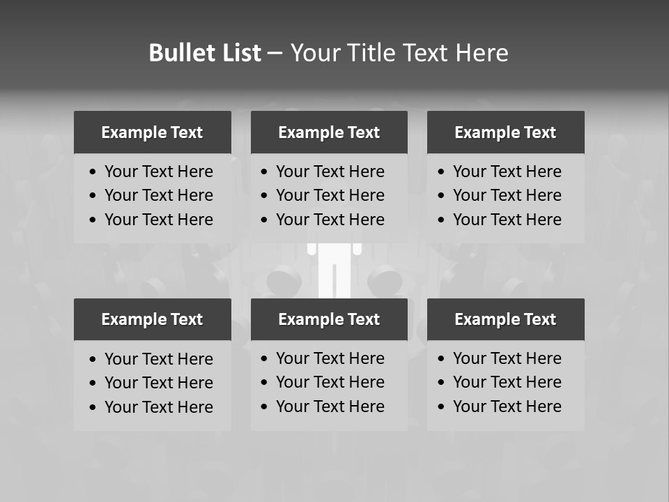Team Circle Challenge PowerPoint Template