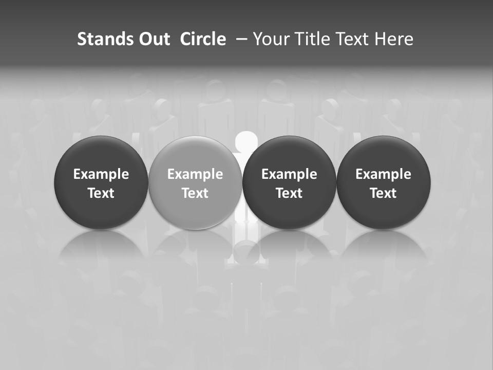Team Circle Challenge PowerPoint Template