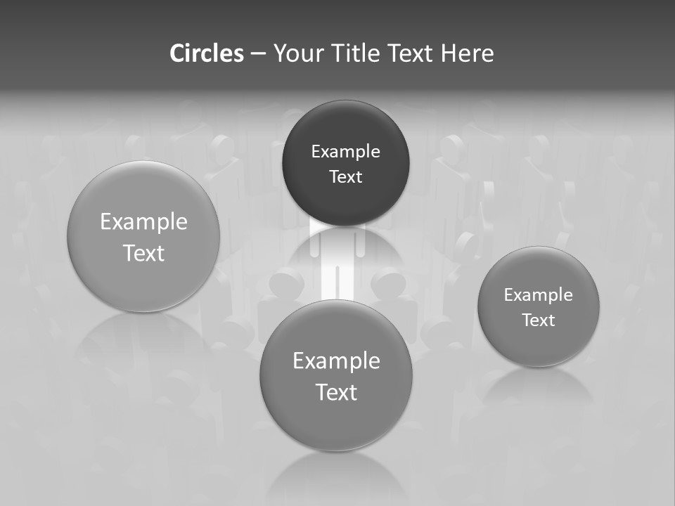 Team Circle Challenge PowerPoint Template
