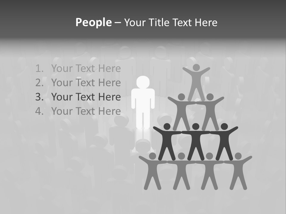 Team Circle Challenge PowerPoint Template