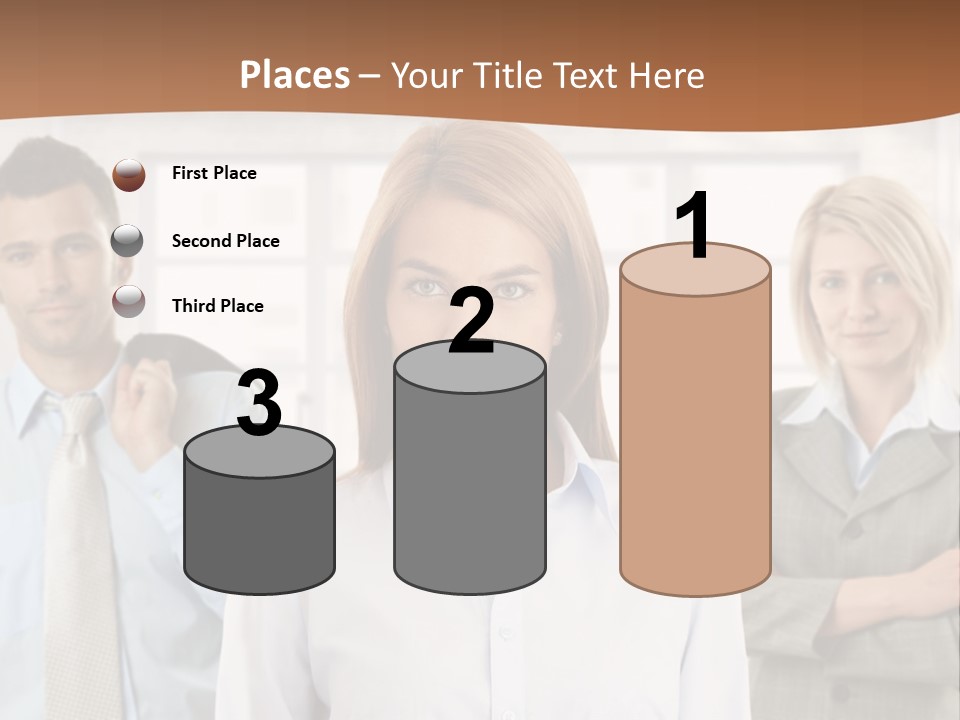 Caucasian Employment  PowerPoint Template