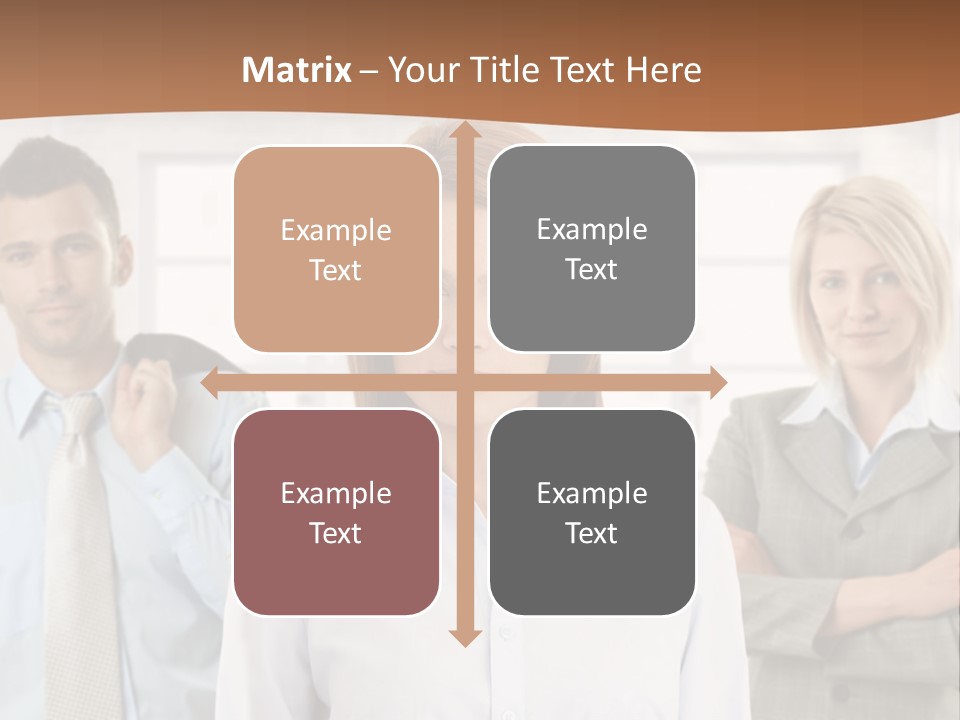 Caucasian Employment  PowerPoint Template